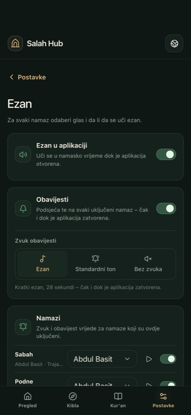 Ezan i obavijesti