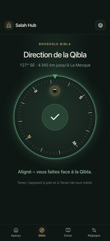 Boussole Qibla